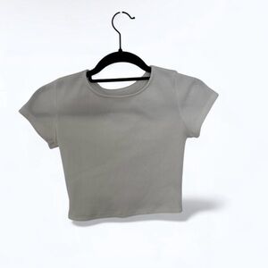 Classic White Women’s Crop Top